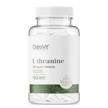 L-theanine, veganske. 90 kapsler