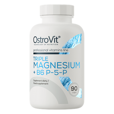 Triple Magnesium + B6 P-5-P,  90 kapsler